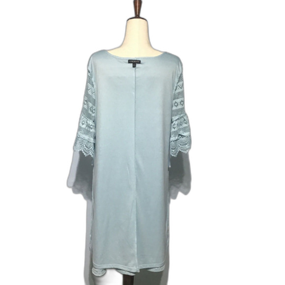 Lane Bryant Blue Lace Midi Dress - Picture 10 of 12